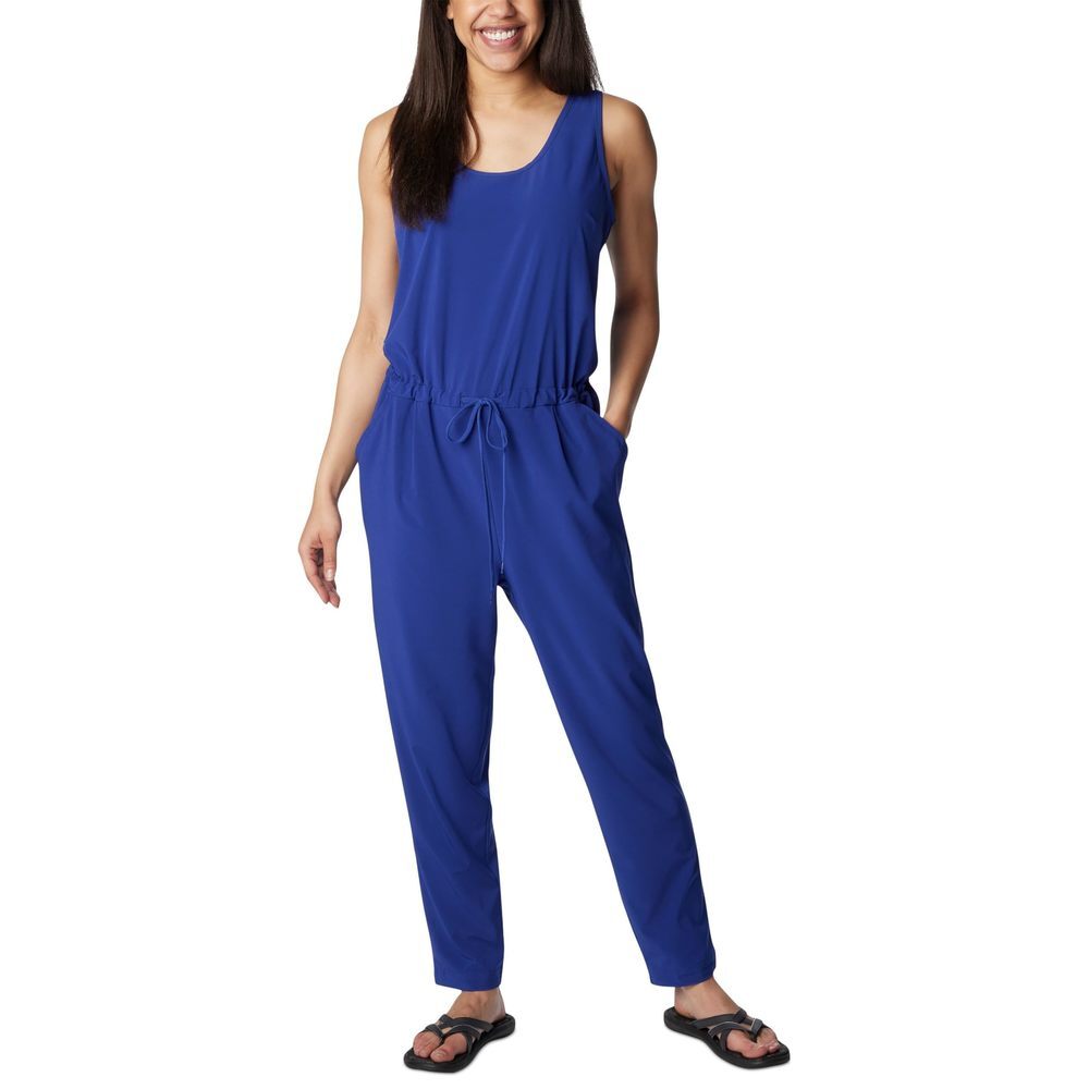 Columbia Women's Anytime Tank Jumpsuit Dark Sapphire Medium